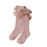 Velvet Bows on Socks Socks Little Palace Store